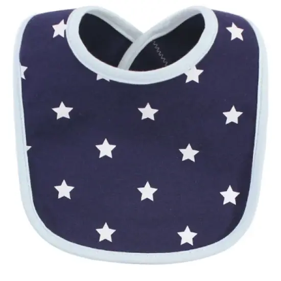 Hudson Baby Infant Boy Cotton Bibs 10pk, Handsome As A Prince, One Size image {3}