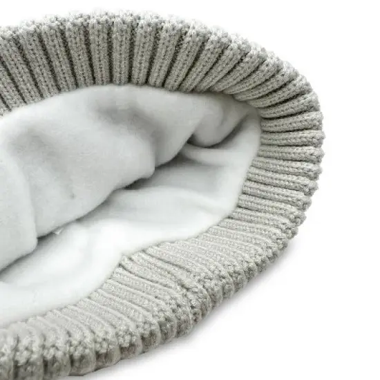 Pokemon Leather Patch Knit Hat with Pom - Pikachu image {4}