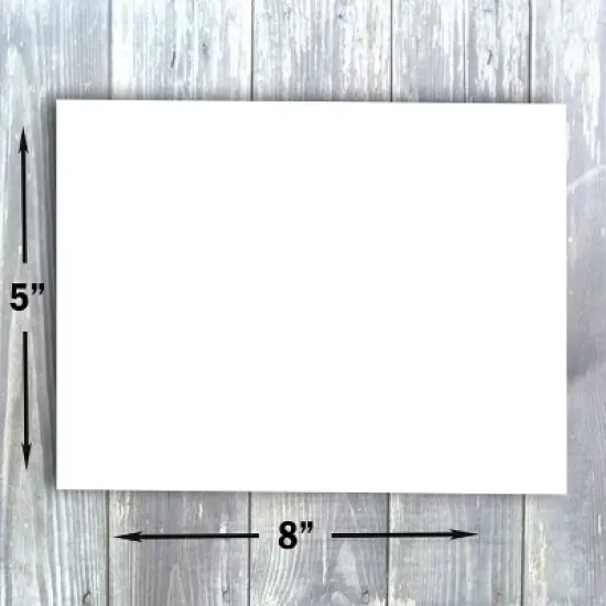 Hamilco Blank Index Cards 6" x 9" Heavyweight Card Stock 100lb Cover White Cardstock Paper - 100 Pack image {3}