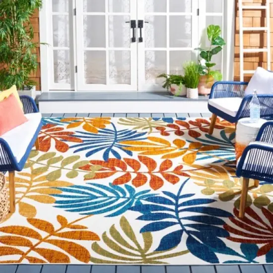 Cabana CBN814 Power Loomed Indoor/Outdoor Area Rug  - Safavieh image {1}