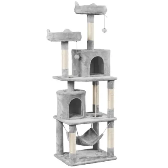 Yaheetech 70.5" H Multi Level Cat Tower Kitten Condo image {9}