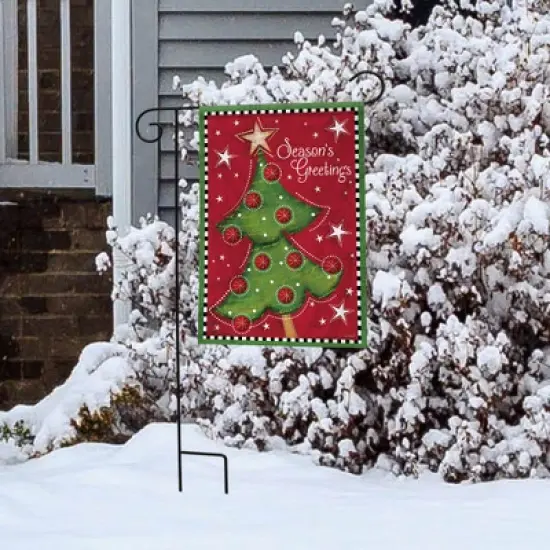 Briarwood Lane Garden Flag 12x18 For Outdoor Festive Christmas Tree Holiday For Christmas Garden Flag Flags For Outside image {3}