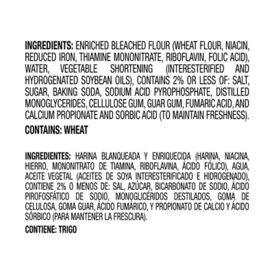 Guerrero Fajita Size Caseras Flour Tortillas - 22.5oz/20ct image {6}