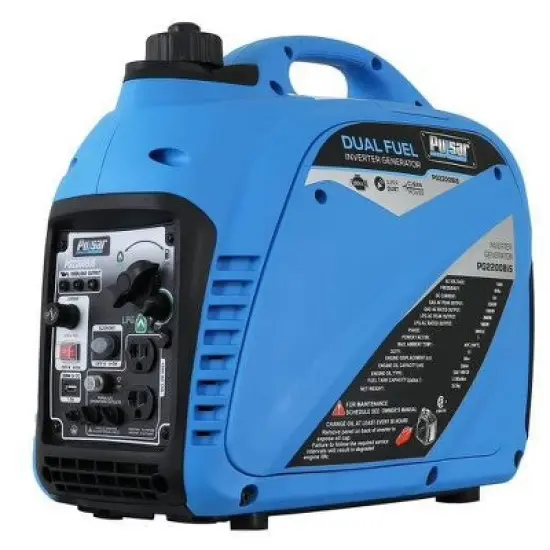 Pulsar 2200w Dual Fuel Propane & Gasoline Inverter Generator: Quiet, Compact, CARB Compliant image {2}