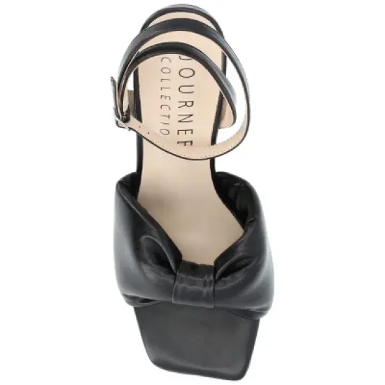 Journee Collection Womens Lottey Tru Comfort Foam Mid Heel Ankle Strap Sandals image {3}