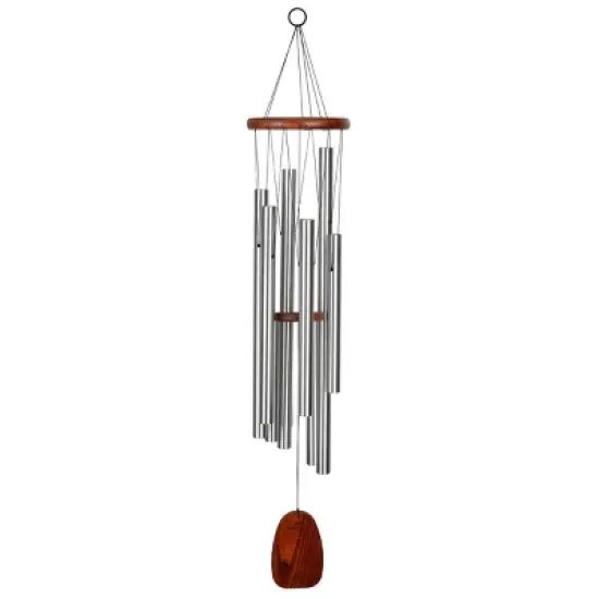Woodstock Wind Chimes Signature Collection, Latin Trio Silver Wind Chime image {9}