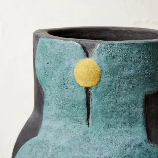 Small Geo Pattern Vase Yellow - Opalhouse&trade; designed with Jungalow&trade; image {2}