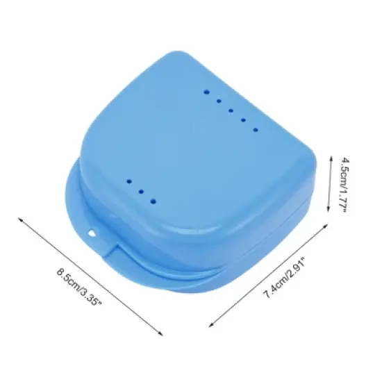 Unique Bargains Strapless Hole Portable Retainer Case Braces Box 1 Pc image {3}
