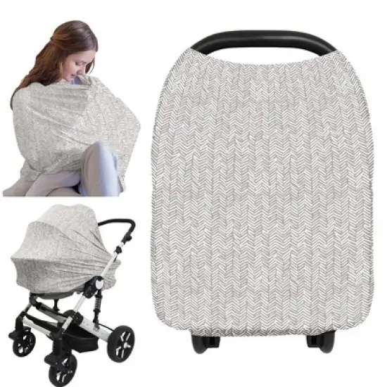 KeaBabies Baby Car Seat Cover, All-in-1 Nursing Cover, Car Seat Covers for Babies, Infant Car Seat Cover image {17}