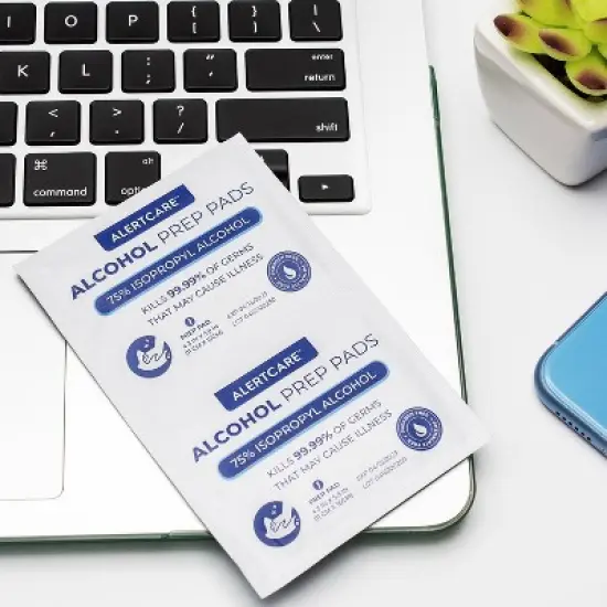 AlertCare Cleansing Prep Pads &ndash; 50 PCs (Large Size 4.3 x 5.9 IN) image {3}