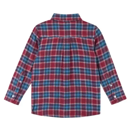 Andy & Evan Kids Boys Textured Shirt, Size 7 image {1}