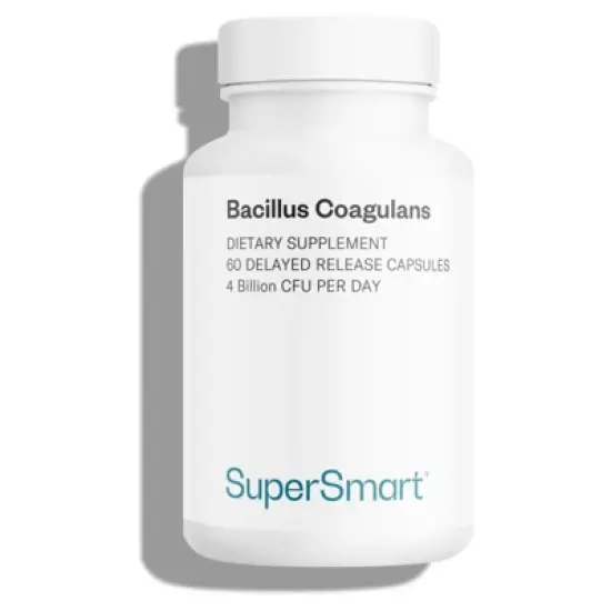 SuperSmart Bacillus Coagulans Probiotic 4 Billion CFU per Day - Lactobacillus Sporogenes | Non-GMO & Gluten Free - 60 Delayed Release Capsules image {8}