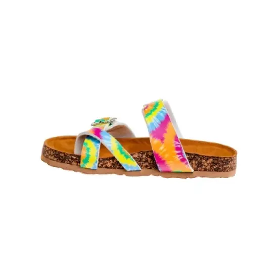 Kensie Girl Colorful Footbed Sandals (Little Kid Sizes) image {1}