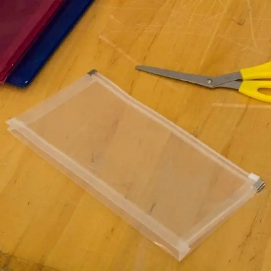 JAM Paper 5'' x 10'' 12pk Plastic Envelopes with Zip Closure - Clear: Letter Paper Sized Binder Filing Accessory image {4}