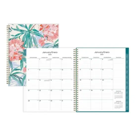 Blue Sky 2024 Spanish Planner 8.5"x11" Weekly/Monthly Alohi image {3}