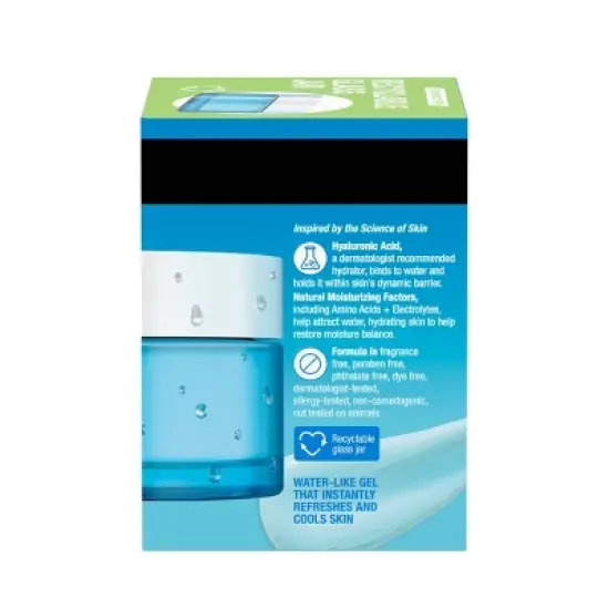 Neutrogena Hydro Boost Water Gel Face Moisturizer with Hyaluronic Acid for Dry Skin - Fragrance Free - 1.7 oz image {10}