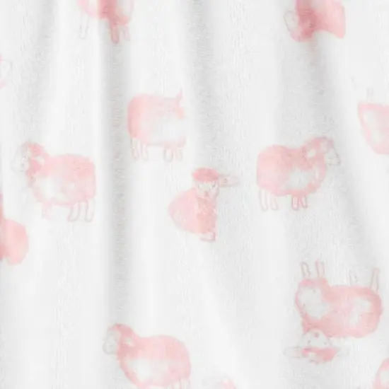 Carter's Just One You&reg; Baby Girls' Sheep Bath Robe - Pink image {2}