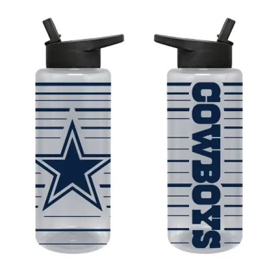 NFL Dallas Cowboys Acrylic Water Bottle with UV Graphics - 34oz image {6}
