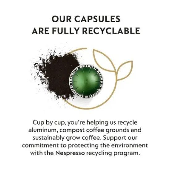 Nespresso Vertuo Stormio Coffee Capsules Dark Roast - 40ct image {4}