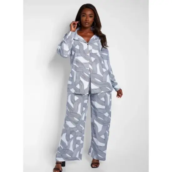 Women's Natasha Colorblock Midi Skater Skirt W. Pockets image {1}