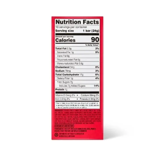 Chocolate Chip Chewy Granola Bars - 15.2oz/18ct - Market Pantry&trade; image {1}