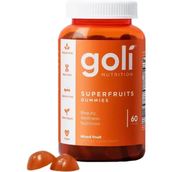 Goli Nutritional Supplement, SuperFruits Beauty Gummy Vitamin - 60 Count image {6}