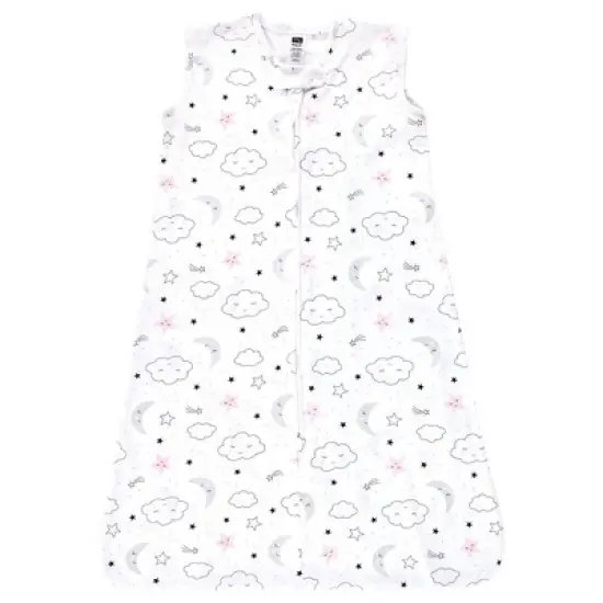 Hudson Baby Infant Girl Cotton Sleeveless Wearable Sleeping Bag, Sack, Blanket, Dreamer image {2}
