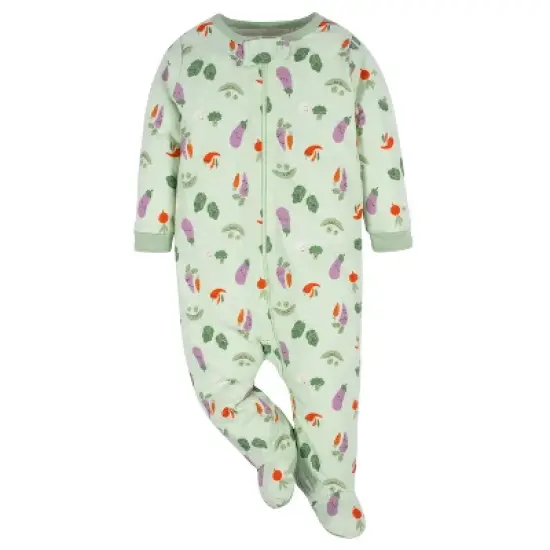 Gerber Baby Long Sleeve Sleep 'N Plays - 4-Pack image {2}