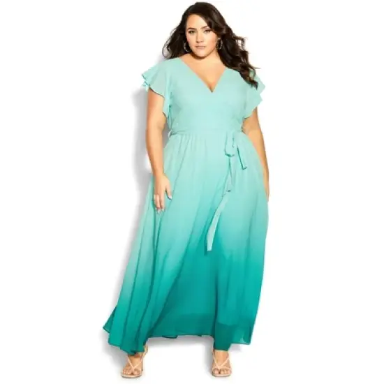 Women's Plus Size Isabella Maxi Dress - marine | CITY CHIC image {3}