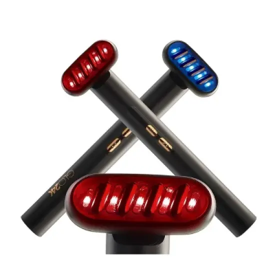 GLO24K 6-in-1 Beauty Therapy Wand for Face Eyes and Neck image {5}