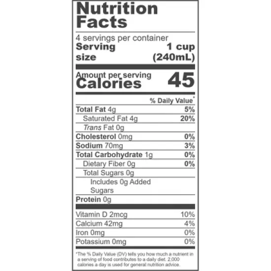 Pacific Foods Organic Original Unsweetened Coconut Plant-Based Beverage - Case of 12/32 oz image {4}