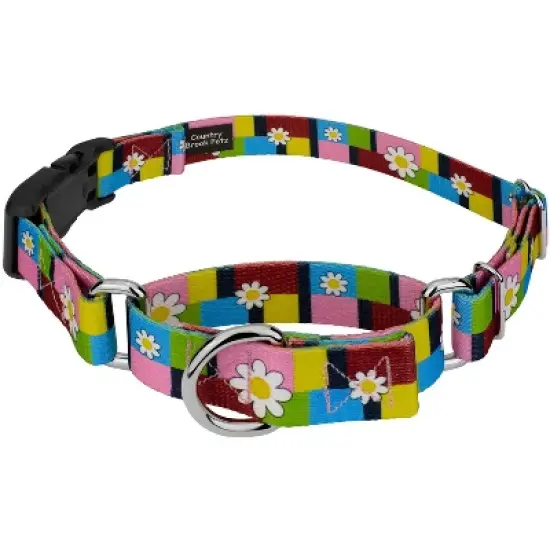Country Brook Petz Martingale Dog Collar with Deluxe Buckle - Floral Collection image {2}