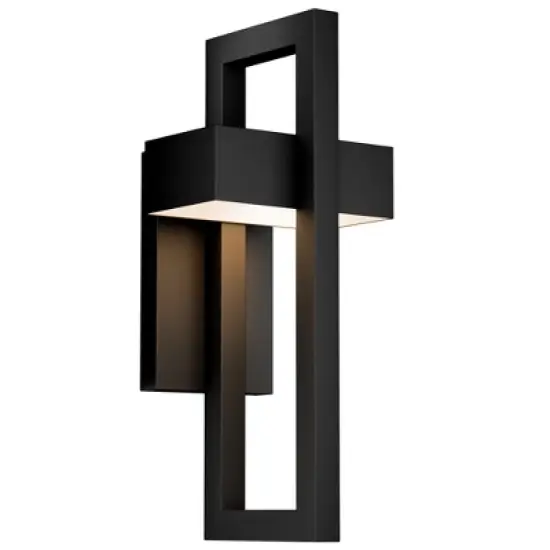 LamQee Modern Outdoor Wall Lights 3000K Integrated LED Outdoor Wall Sconces Lighting image {9}
