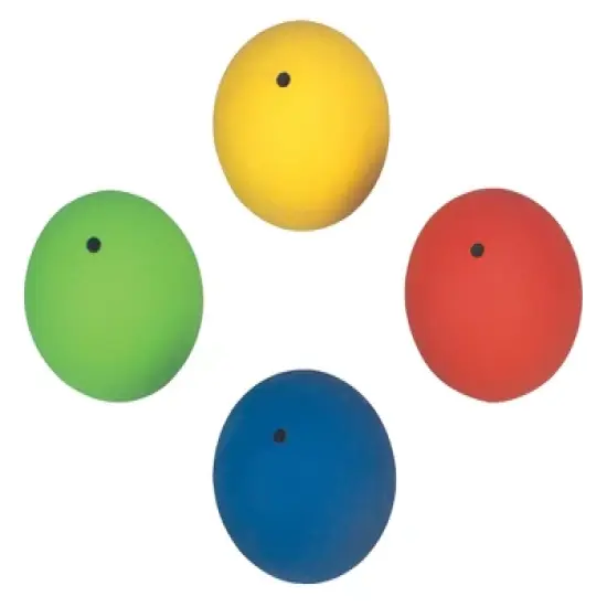 Sportime Elementary PVC Shot Puts, 14 and 17.6 Ounce, Assorted Colors, Set of 4 image {1}