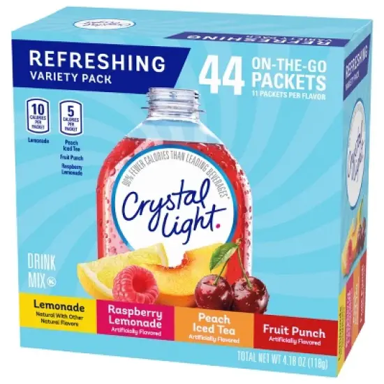 Crystal Light On The Go Variety Pack - 44ct Packets image {3}