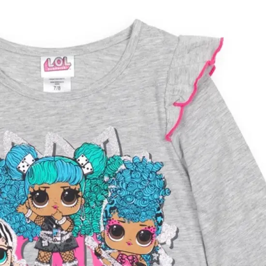 L.O.L. Surprise! Remix Hair Flip 2 Pack Long Sleeve T-Shirt Black/Grey  image {6}