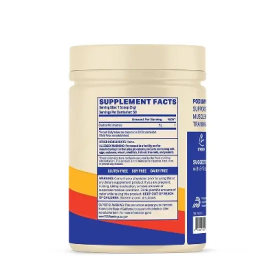 Podium Nutrition Creatine Monohydrate Energy Drink - Unflavored - 8.82oz/50 Servings image {2}