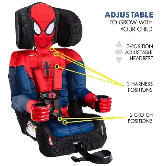 Spider-Man 2-in-1 Harness Booster Car Seat image {2}