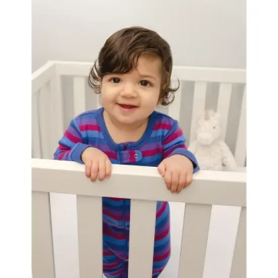 Leveret Matching Family Pajamas Unicorn Stripes image {2}