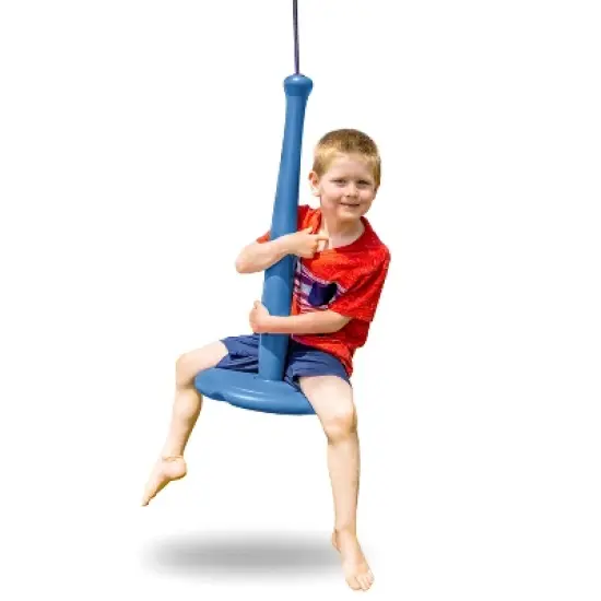 GoSports Free Flight Modern Kid Tree Swing with Rope and Carabiner image {5}