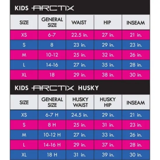 Arctix Kids Snow Pants with Reinforced Knees and Seat image {1}