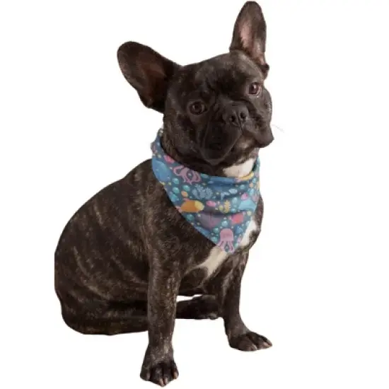 Mechaly Cotton Funny Dog Bandana with Designs Durable Birthday Pet Scarf image {10}