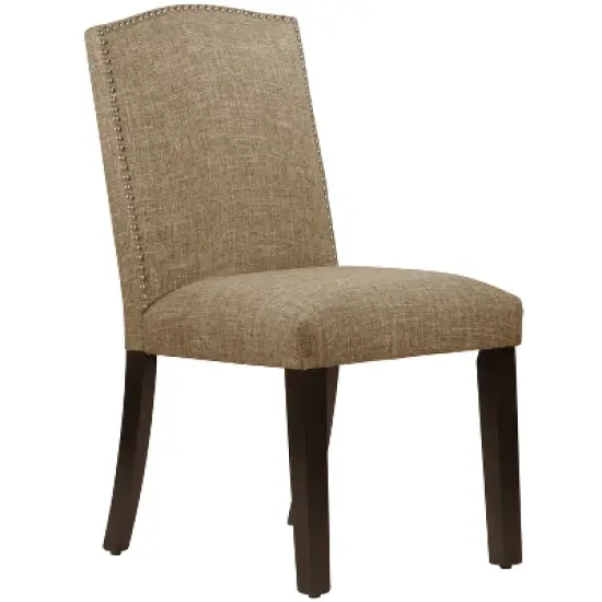 Ayala Nail Button Dining Chair in Linen - Skyline Furniture image {7}
