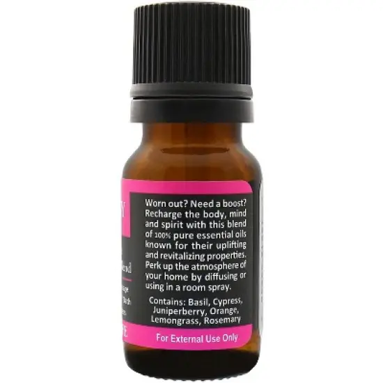 Plantlife Energy Essential Oil Blend &ndash; 100% Pure & Therapeutic Grade &ndash; Natural, Undiluted &ndash; No Additives or Fillers &ndash; Made in USA &ndash; 10ml Aromatherapy image {1}