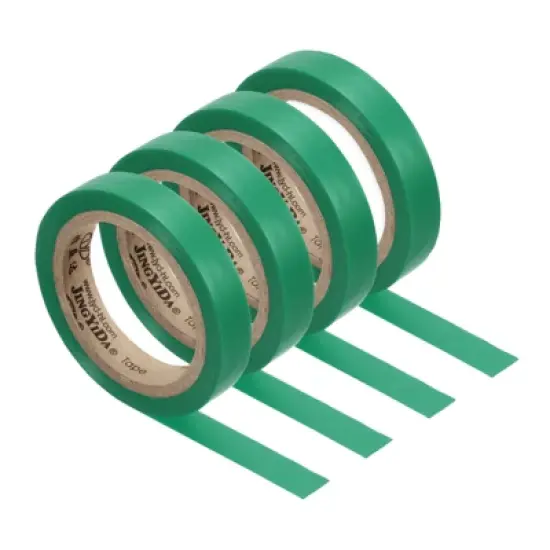 Unique Bargains PVC Thin Sticky Seal Tennis Badminton Racket Grip Finishing Tapes 26Ft 4 Pcs image {8}