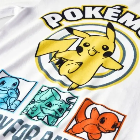 Boys' Pok&eacute;mon & Friends Snug Fit 4pc Pajama Set - Gray image {2}