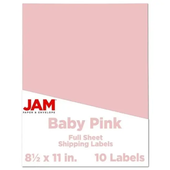 JAM Paper Shipping Labels 8.5" x 11" 10ct image {4}