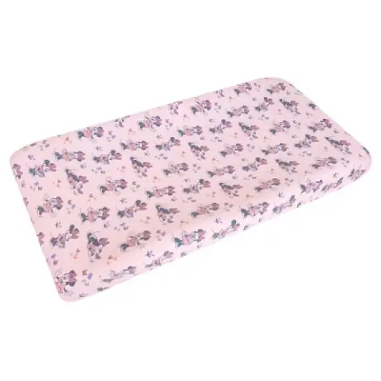 Copper Pearl Premium Diaper Changing Pad Cover - Minnie Mouse image {5}