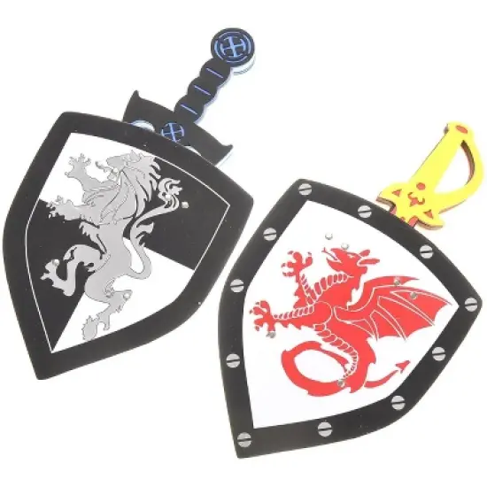 AZ  Import Foam Swords And Shields 2 Pack (Ninja Warrior) image {11}
