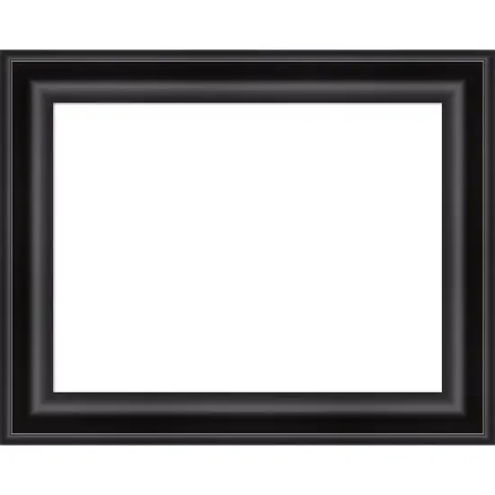 Amanti Art Grand Black Framed Dry Erase Magnetic Board image {11}